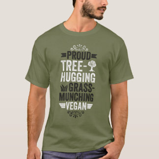 Camiseta Orgulloso árbol abrazando al vegano