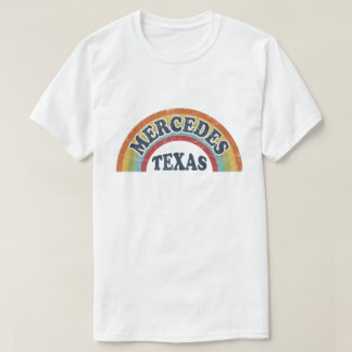 Camiseta Orgulloso Arcoíris Retro Mercedes Texas de los 70