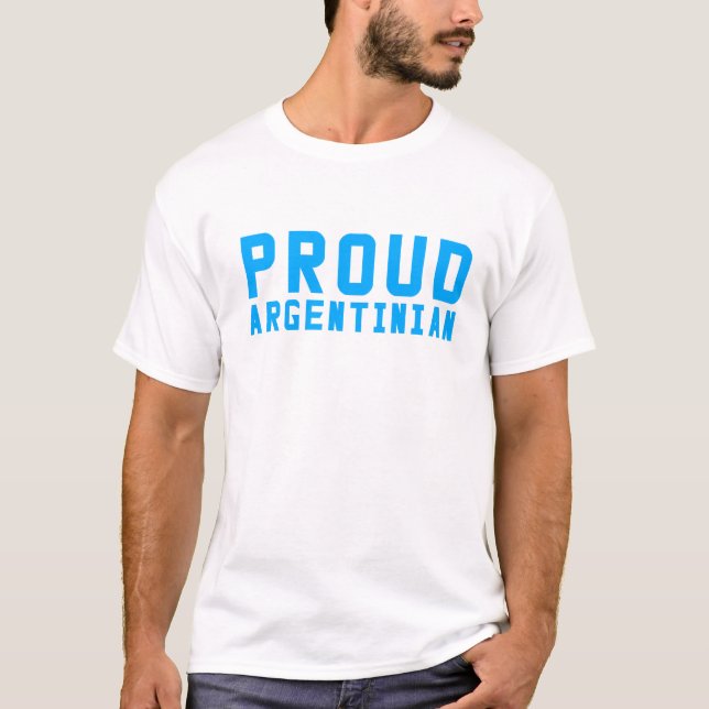 Camiseta Orgulloso argentino (Anverso)