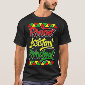 Camiseta Orgulloso asistente director de historia negra mes