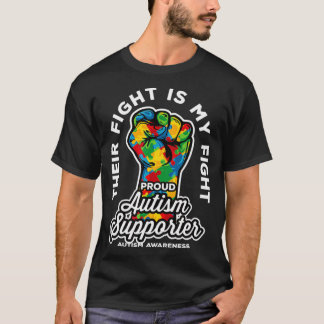 Camiseta Orgulloso Autismo Apoyando Su Lucha Es Mi Lucha