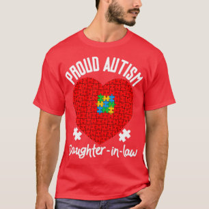Camiseta Orgulloso Autismo Daughterinlaw Familia Con Ropa