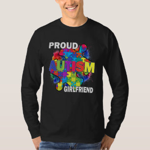 Camiseta Orgulloso autismo Girlfriend Love Support Accept