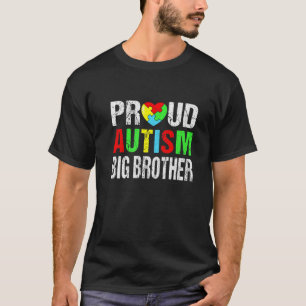 Camiseta Orgulloso Autismo Gran Hermano Familia Corazón M