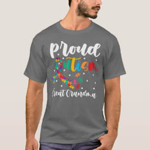 Camiseta ORGULLOSO AUTISMO GRANDMA FAMILIA PUZZLE Autism aw