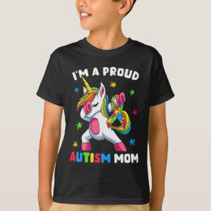 Camiseta Orgulloso autismo Mamá Dab Dance