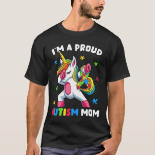 Camiseta Orgulloso autismo Mamá Dab Dance