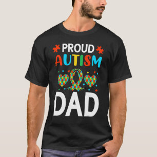 Camiseta Orgulloso autismo papá autismo rompecabezas del me