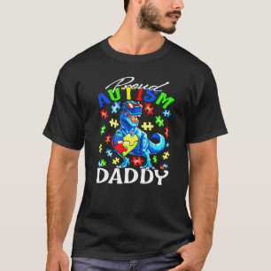 Camiseta Orgulloso autismo Papi Dinosaurio Autismo Premi de