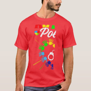 Camiseta Orgulloso Autismo Policial Concienciación Hombres