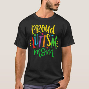 Camiseta Orgulloso autismo que mamá grafica para mamá madre