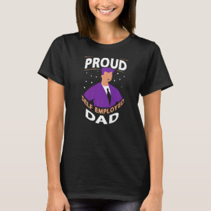 Camiseta Orgulloso auto-empleado papá autónomo jefe de trab