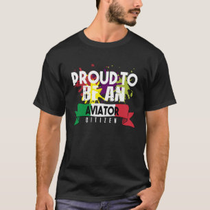 Camiseta Orgulloso aviador ciudadano Profesional trabajo pr