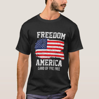 Camiseta Orgulloso - bandera americana libertad - patriotic