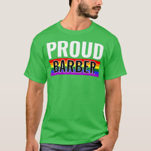 Camiseta Orgulloso Barber LGBT Mes de Orgullo Gay Lesbiana 