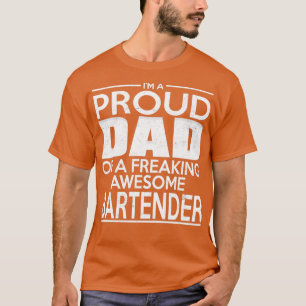 Camiseta Orgulloso Bartender Dad