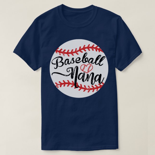 Camiseta Orgulloso Béisbol Nana (Diseño del anverso)