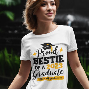 Camiseta Orgulloso Bestie de un mejor amigo graduado en 202