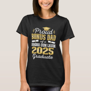 Camiseta Orgulloso Bono Papá 2025 Magna Cum Laude Clase 202