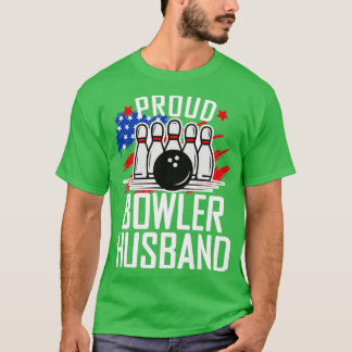 Camiseta Orgulloso Bowler Husband Bowling Lovers T