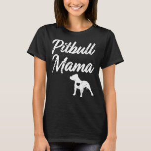 Camiseta Orgulloso Bulldog Pitbull Mama Womens Pit