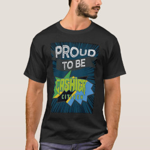 Camiseta Orgulloso cajero ciudadano Profesional trabajo pro