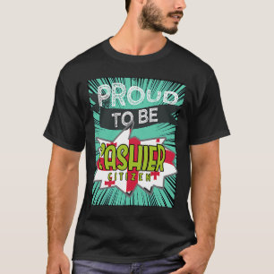 Camiseta Orgulloso cajero ciudadano Profesional trabajo pro