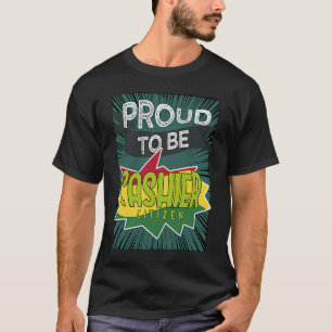 Camiseta Orgulloso cajero ciudadano Profesional trabajo pro