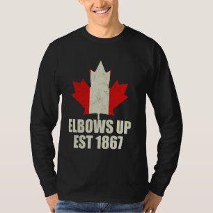 Camiseta Orgulloso Canadá fuerte eleva a Canadá Este