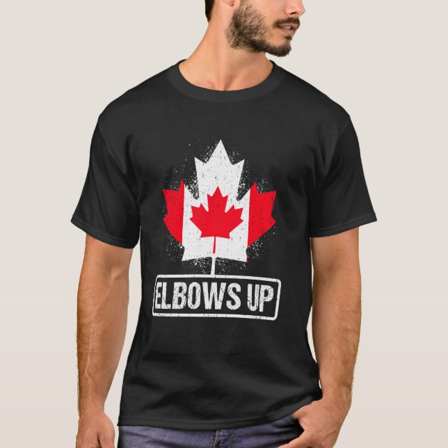 Camiseta Orgulloso Canadá fuerte eleva a Canadá Este (Anverso)