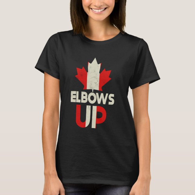 Camiseta Orgulloso Canadá fuerte eleva a Canadá Este (Anverso)