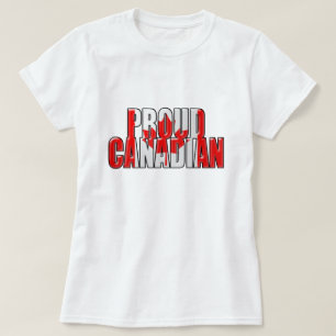 Camiseta orgulloso canadiense