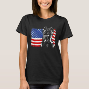Camiseta Orgulloso Cane Corso Bandera Americana Perro Patri