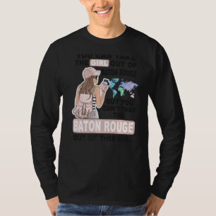 Camiseta Orgulloso Chica de Baton Rouge, Chica Guay de Bato