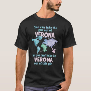 Camiseta Orgulloso Chica De La Reubicación De Verona Desde 