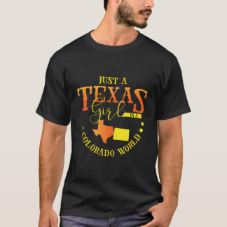 Camiseta Orgulloso Chica Diseña A Un Chica De Texas En Un C