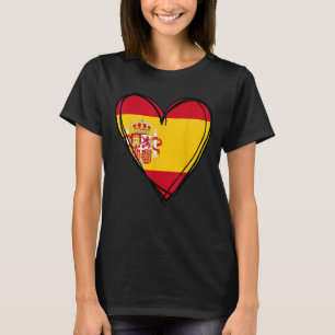 Camiseta Orgulloso chico chica tía papá mamá España bandera