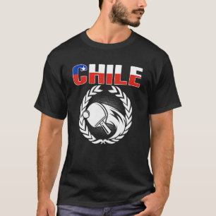 Camiseta Orgulloso Chile Mesa de ping pong chileno Apoyo a 
