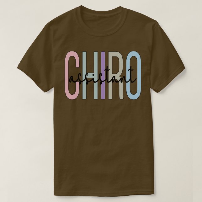 Camiseta Orgulloso Chiro Assistant Chiropractic Assistant G (Diseño del anverso)