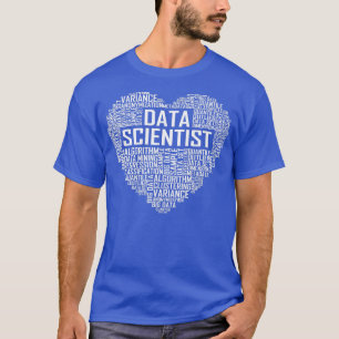 Camiseta Orgulloso científico de datos Heart Gift Data Scie