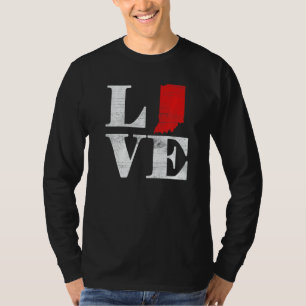 Camiseta Orgulloso Ciudadano Americano Estado Bandera Mapa