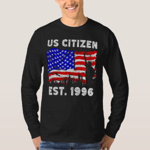 Camiseta Orgulloso Ciudadano Estadounidense Desde 1996 Por 