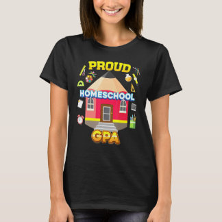 Camiseta Orgulloso Colegio De Hogar Gpa Papá Mamá Familia R