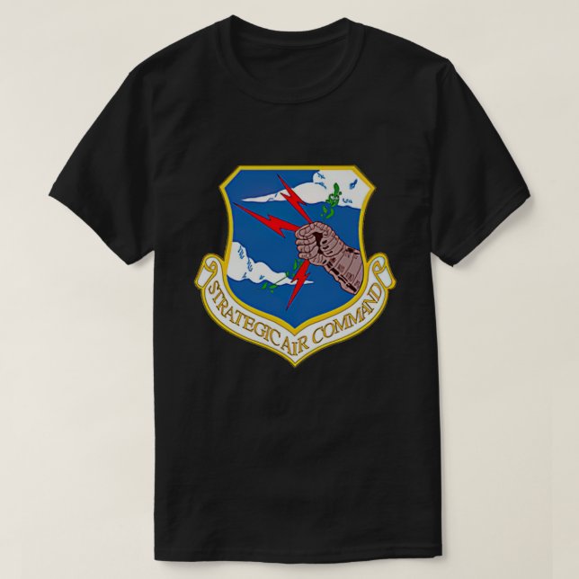 Camiseta Orgulloso Comando Aéreo Estratégico Veterano Vinta (Diseño del anverso)