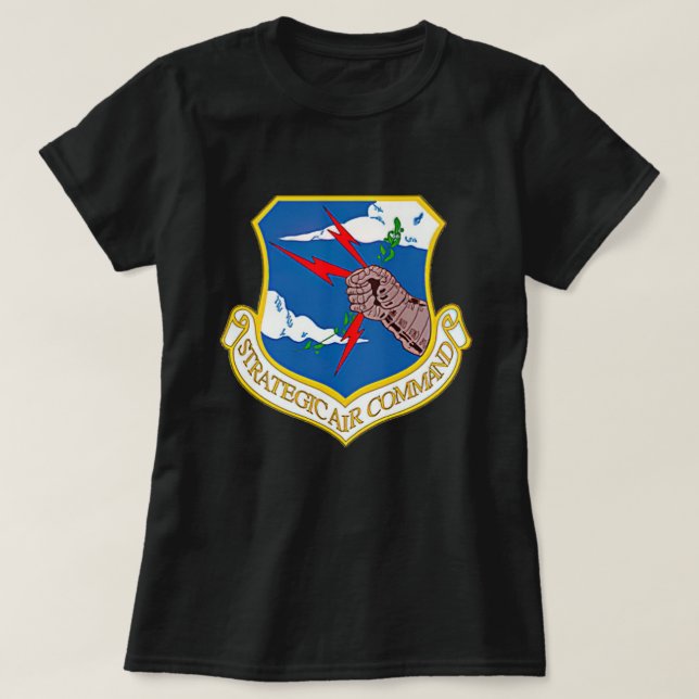 Camiseta Orgulloso Comando Aéreo Estratégico Veterano Vinta (Diseño del anverso)