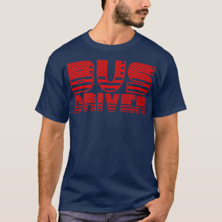Camiseta Orgulloso conductor de autobús en Estados Unidos