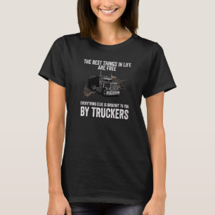 Camiseta Orgulloso conductor de camión Cita Agradecimiento