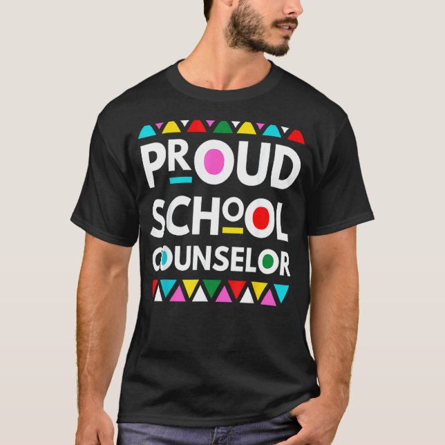Camiseta Orgulloso consejero de escuela Orgullo de historia (Anverso)