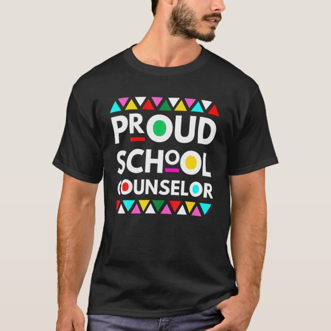 Camiseta Orgulloso consejero de escuela Orgullo de historia (Anverso)