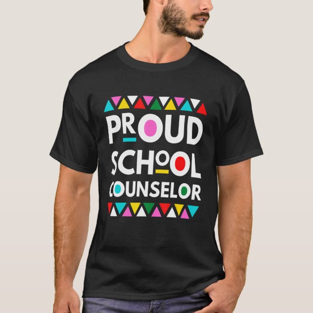 Camiseta Orgulloso consejero de escuela Orgullo de historia (Anverso)